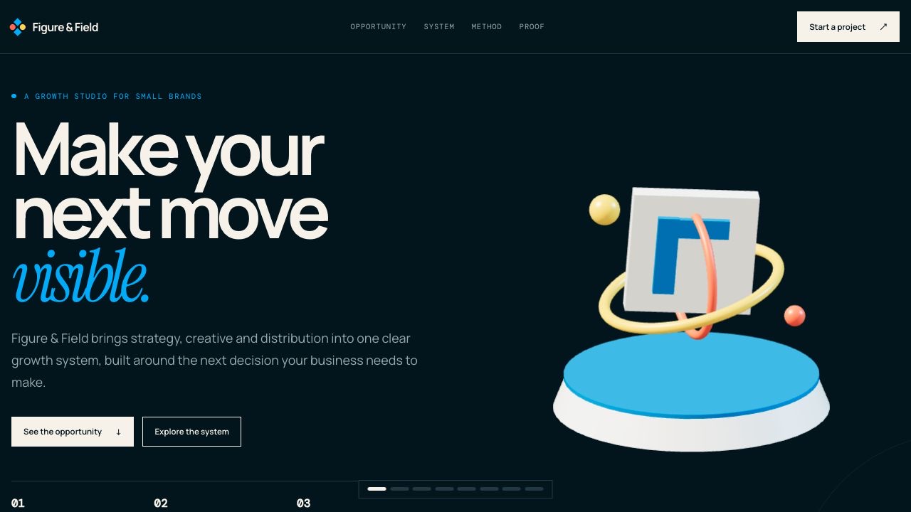 Figure & Field website concept preview