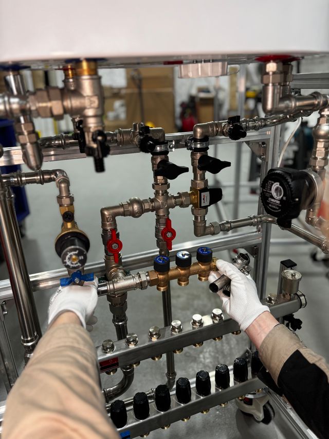 Careful installation of pipe fittings and valves