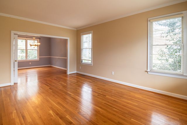 A finished living room on handover day